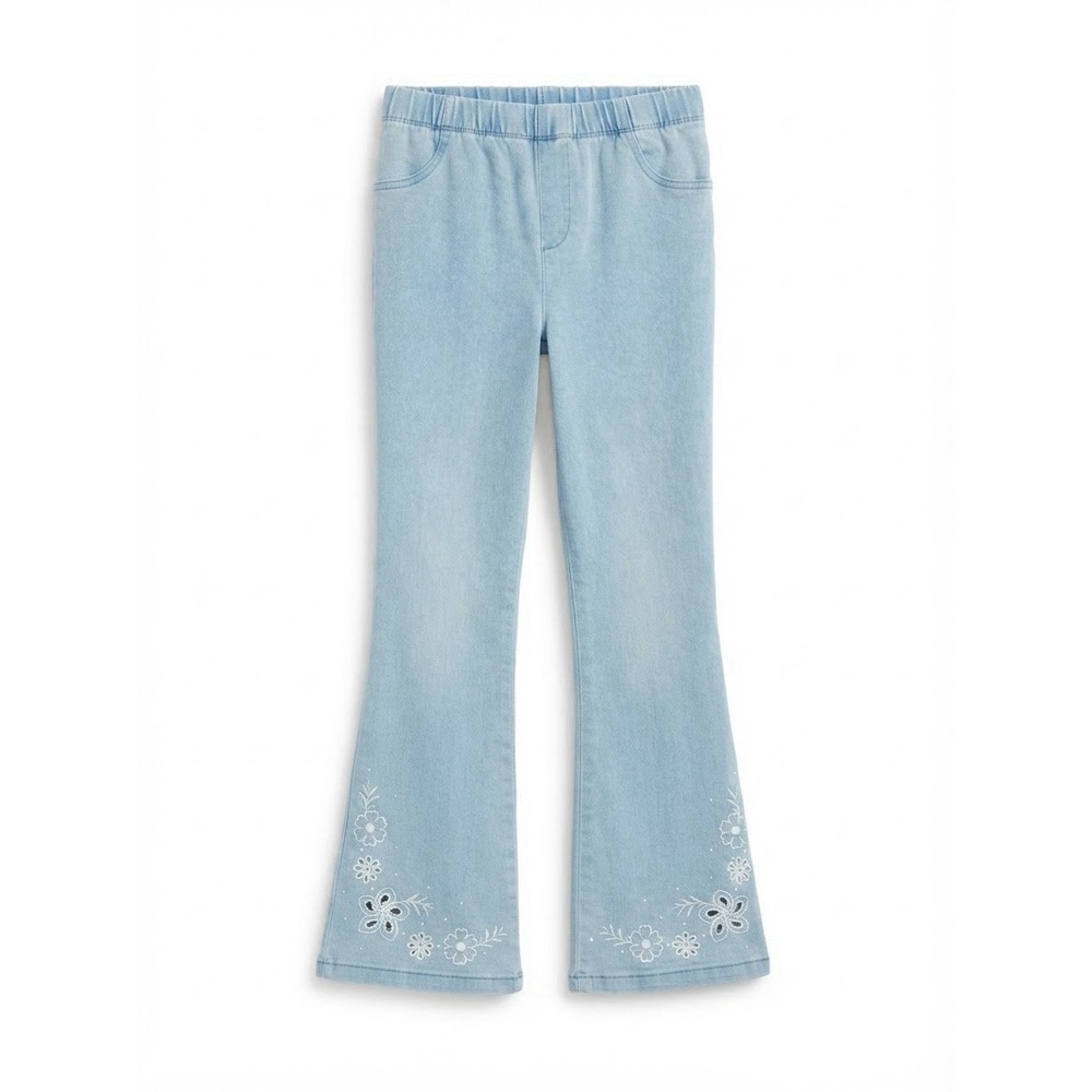 Girls Size 12 Flare Leg Pants New School Boho Comfort Stretch Wide Leg